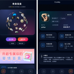 最新二开的交友盲盒系统源码