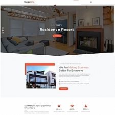 地产代理服务公司HTML5网站模板