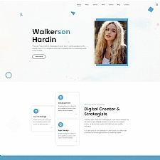 个人设计师工作室宣传网页模板